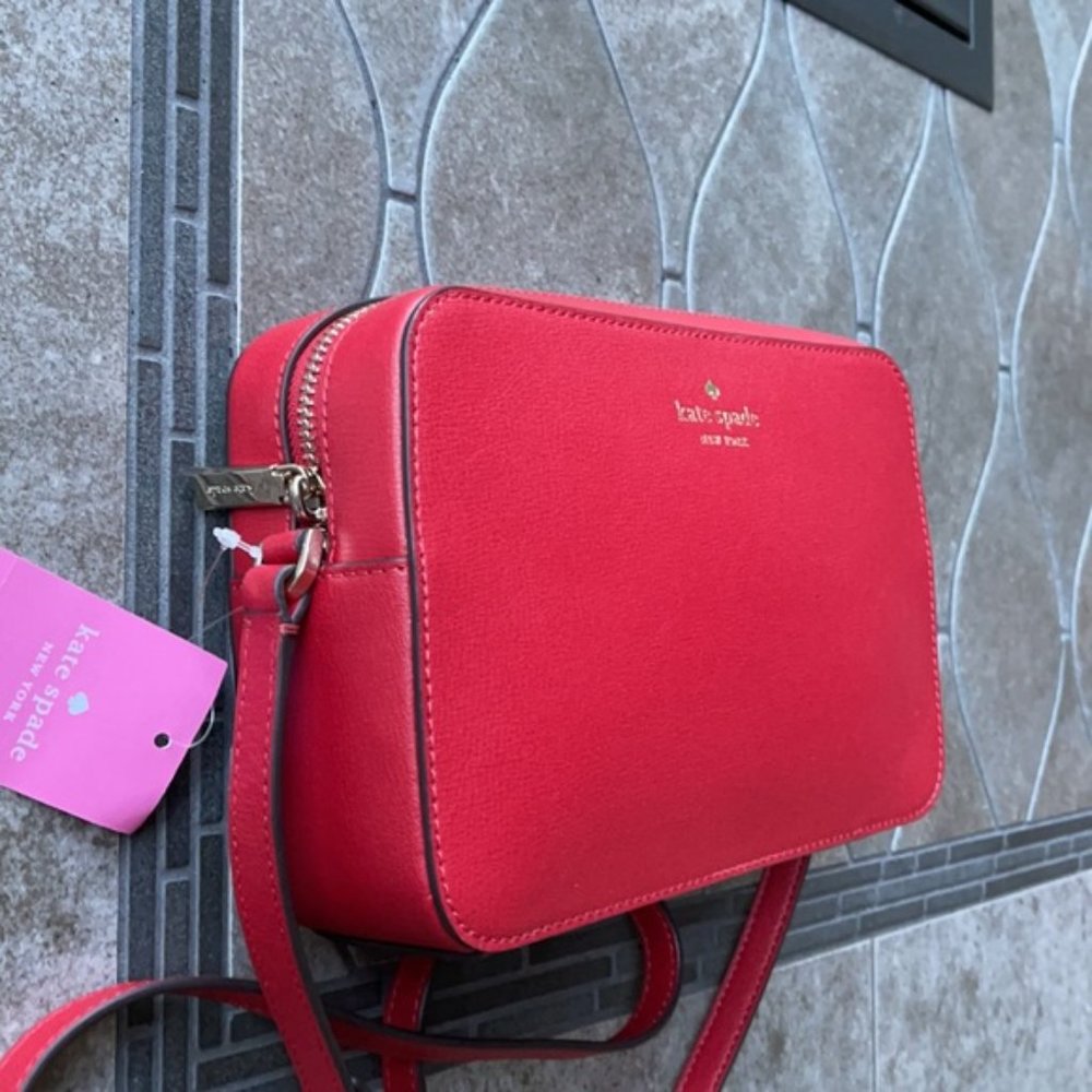 Kate Spade New York Harper Crossbody Candied Cherry - Picture 2 of 16